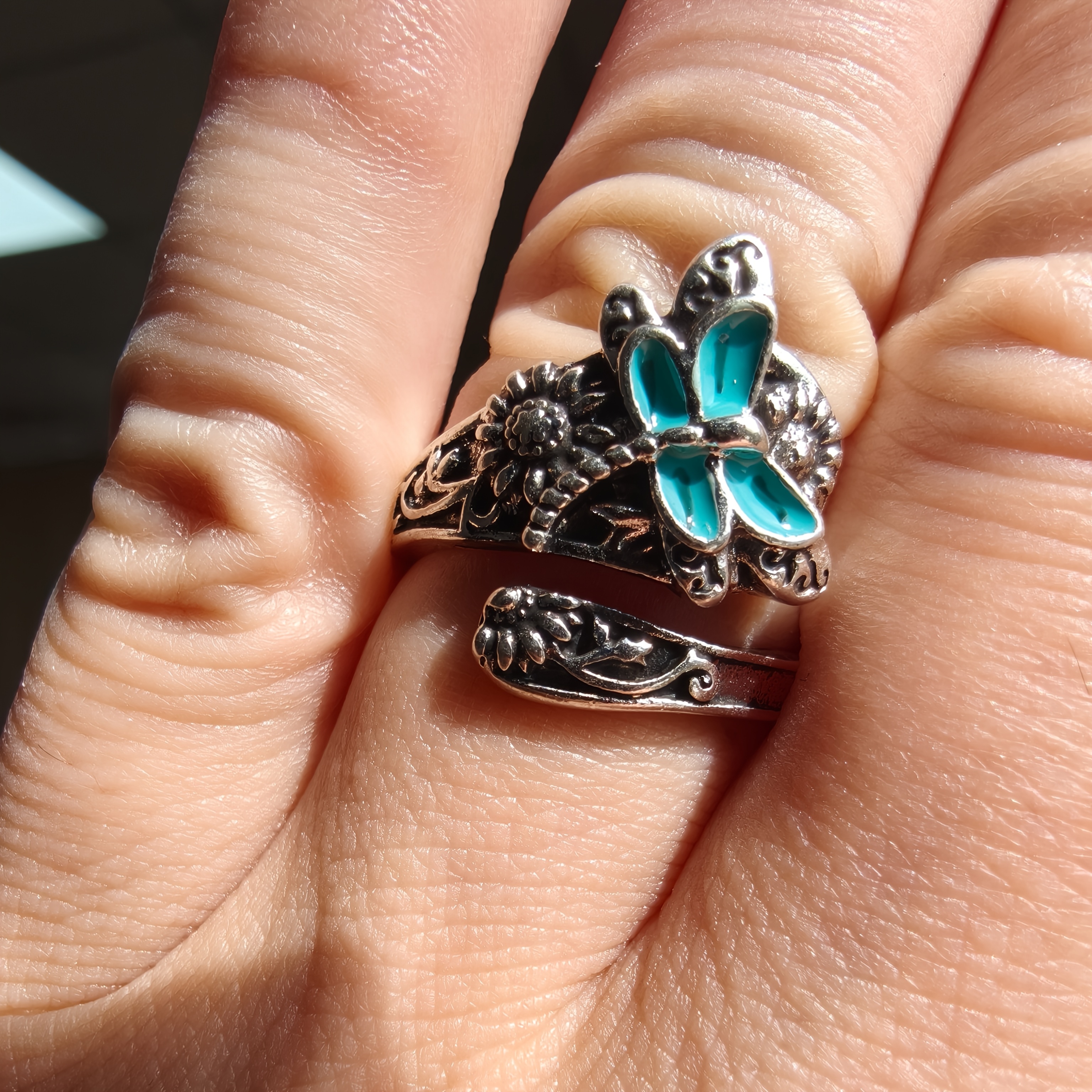 Wholesale 100 Style Vintage Bohemia Rings Mix Stone Flower Women
