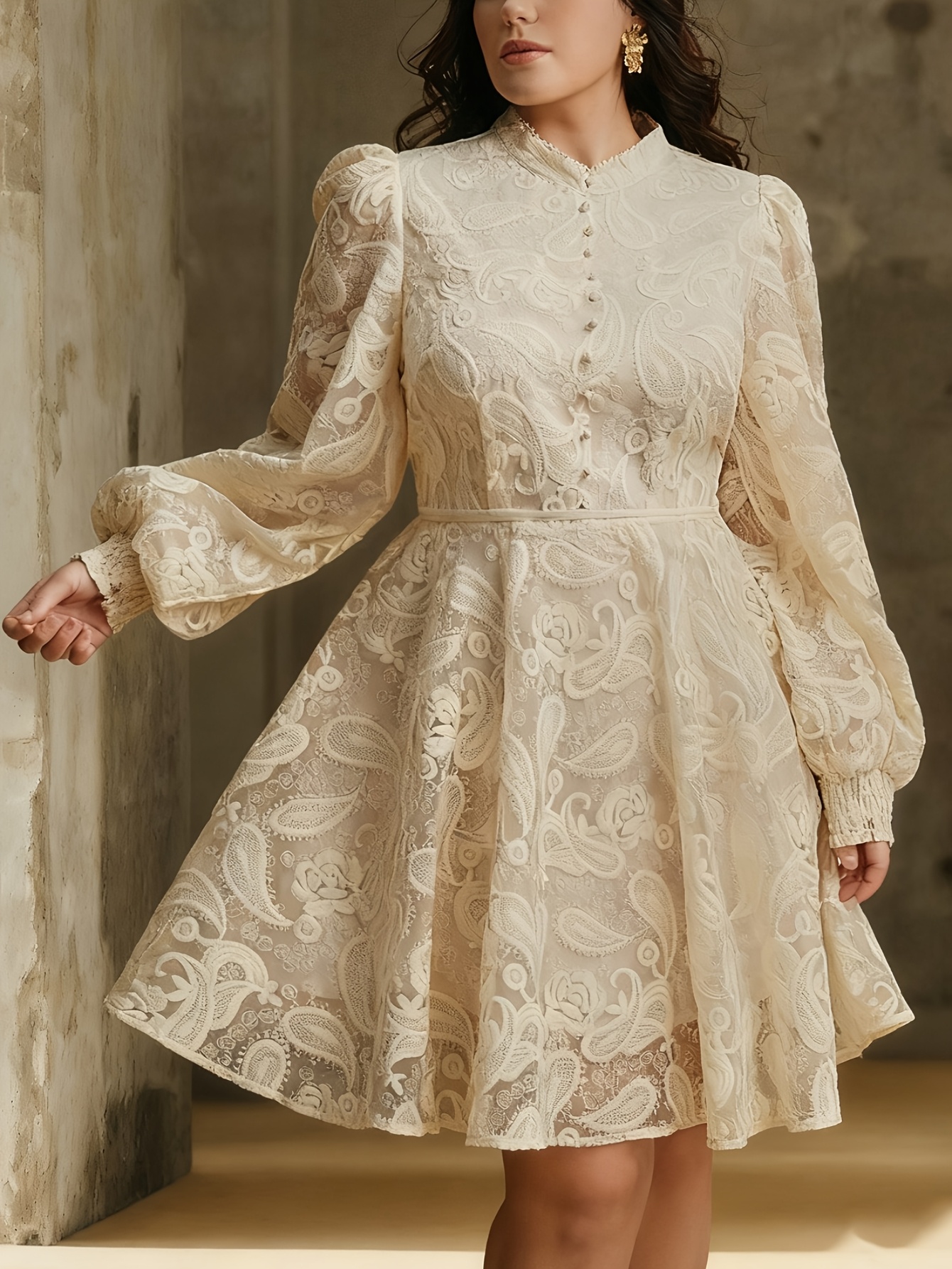 princess polly baby blue dress Beige Wedding Dresses, June Bridals main image 1