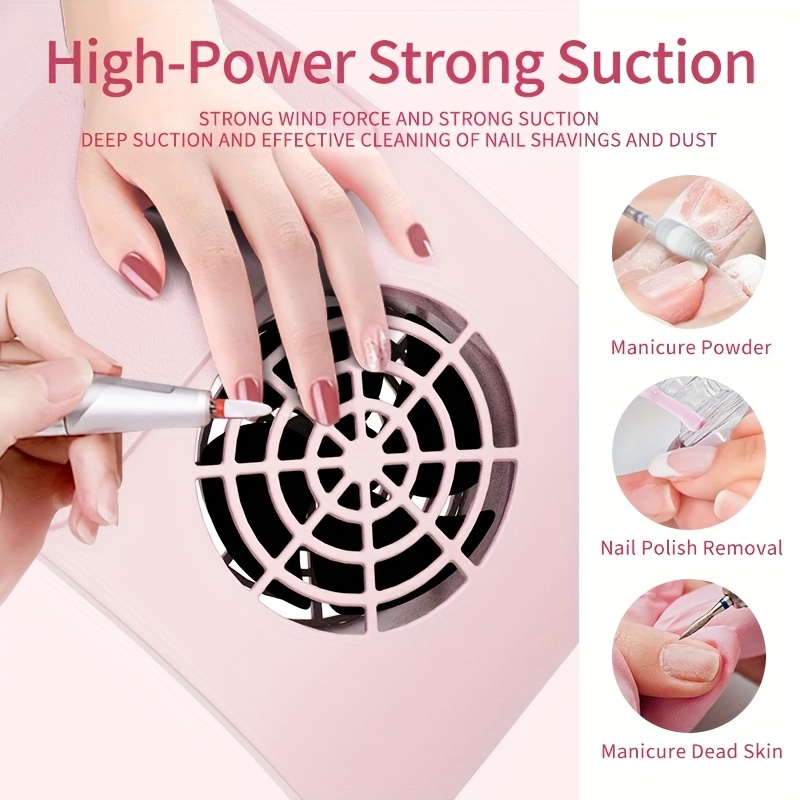 100Pcs Nail Dust Collector Filters - Disposable Vacuum Filters For Nail Salon Dust Suction Systems