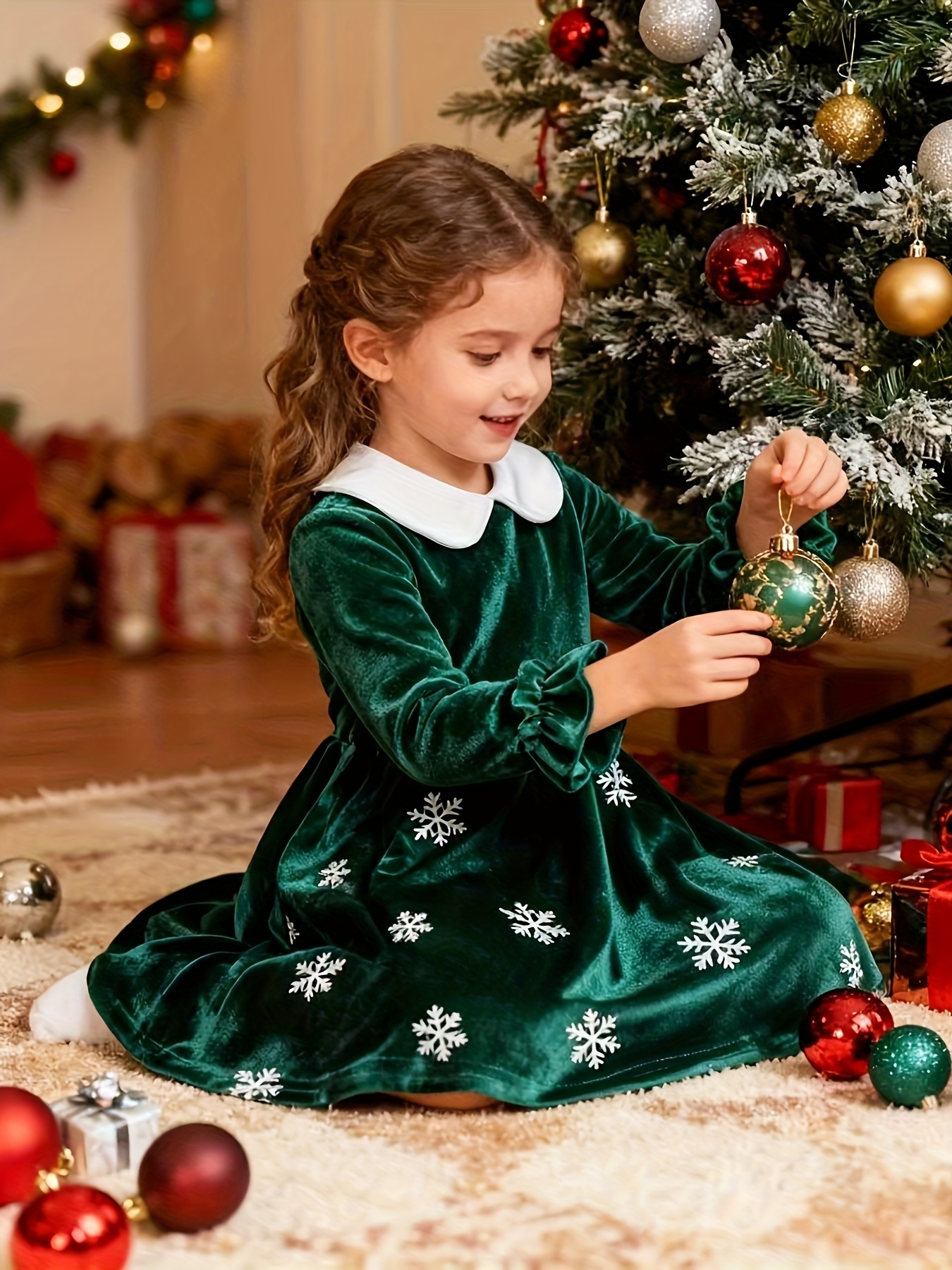 3 8 years 2025 winter dress soft velvet party - Temu Bahrain