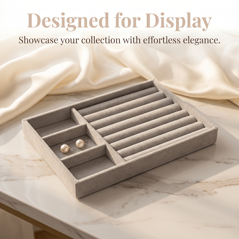 Single-layer Acrylic Jewelry Storage Box, Modern Design