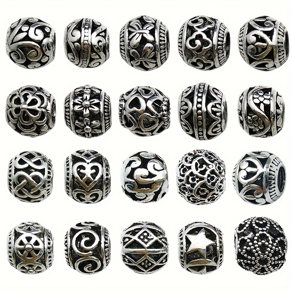 

20pcs Silvery Spacer - Alloy For Making, Necklace & Bracelet