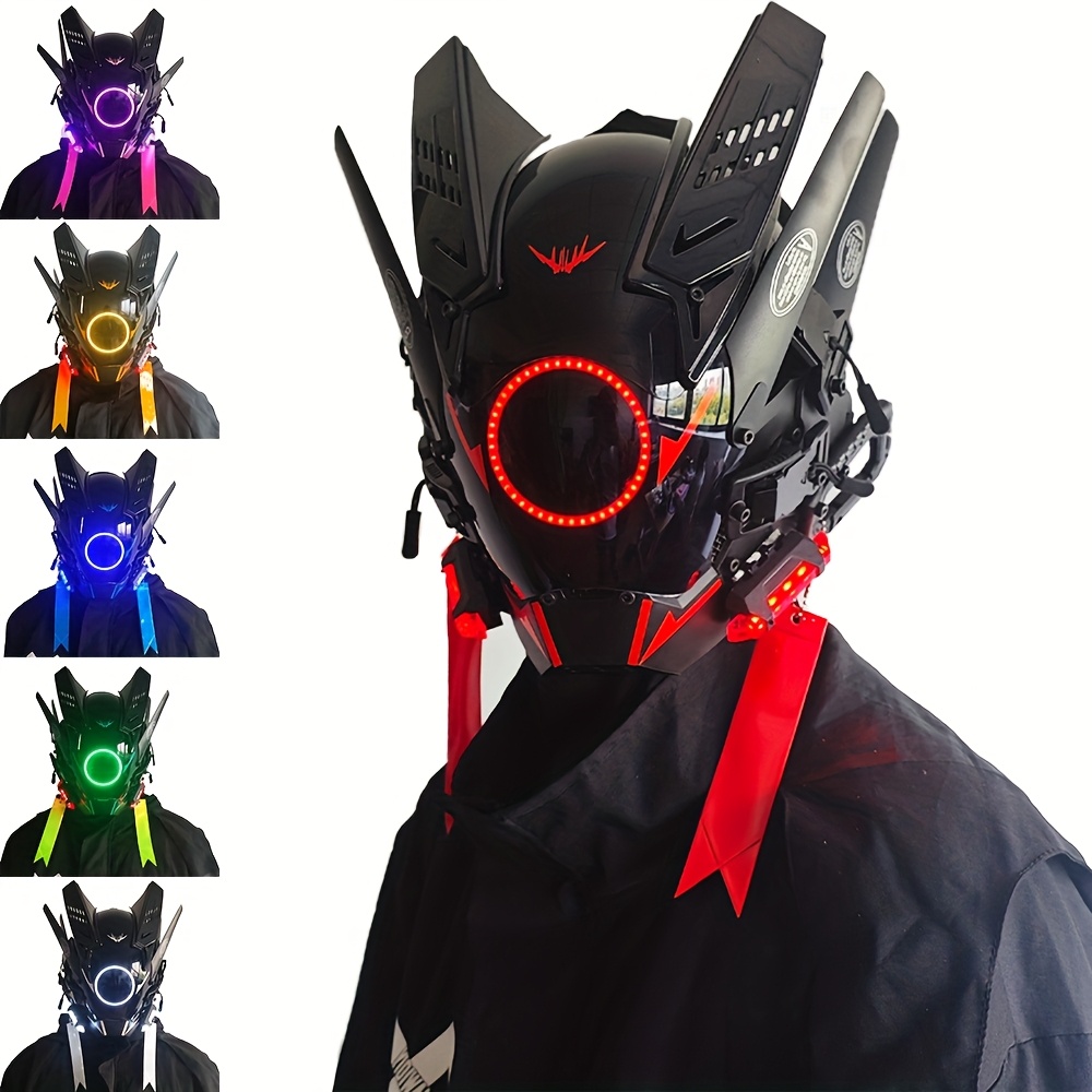 cyberpunk mask led sold on Temu United States