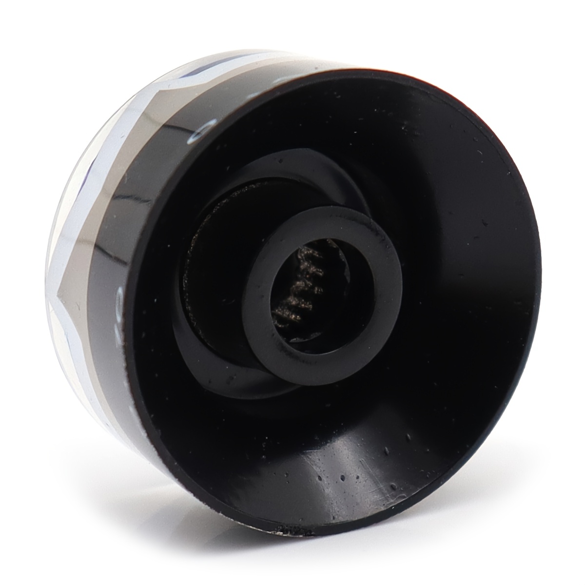 2/3/4pcs Acrylic Inlaid Star Guitar Knobs Bass Knobs Speed Control Knobs Black 18-spline Pots Cap Push-in Volume Tone Control Knobs