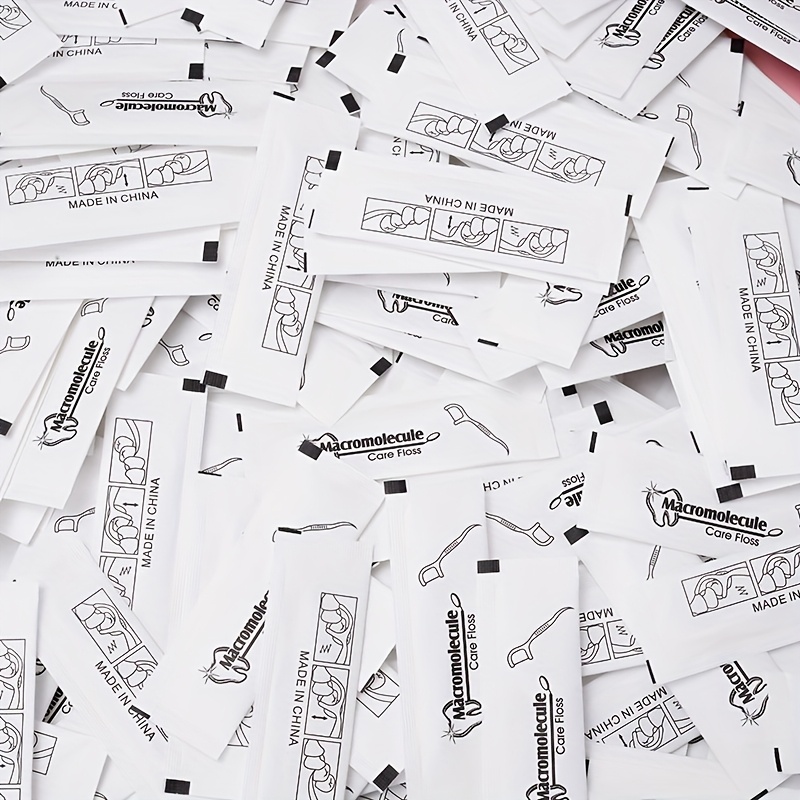 Disposable Individually Packaged Floss Sticks