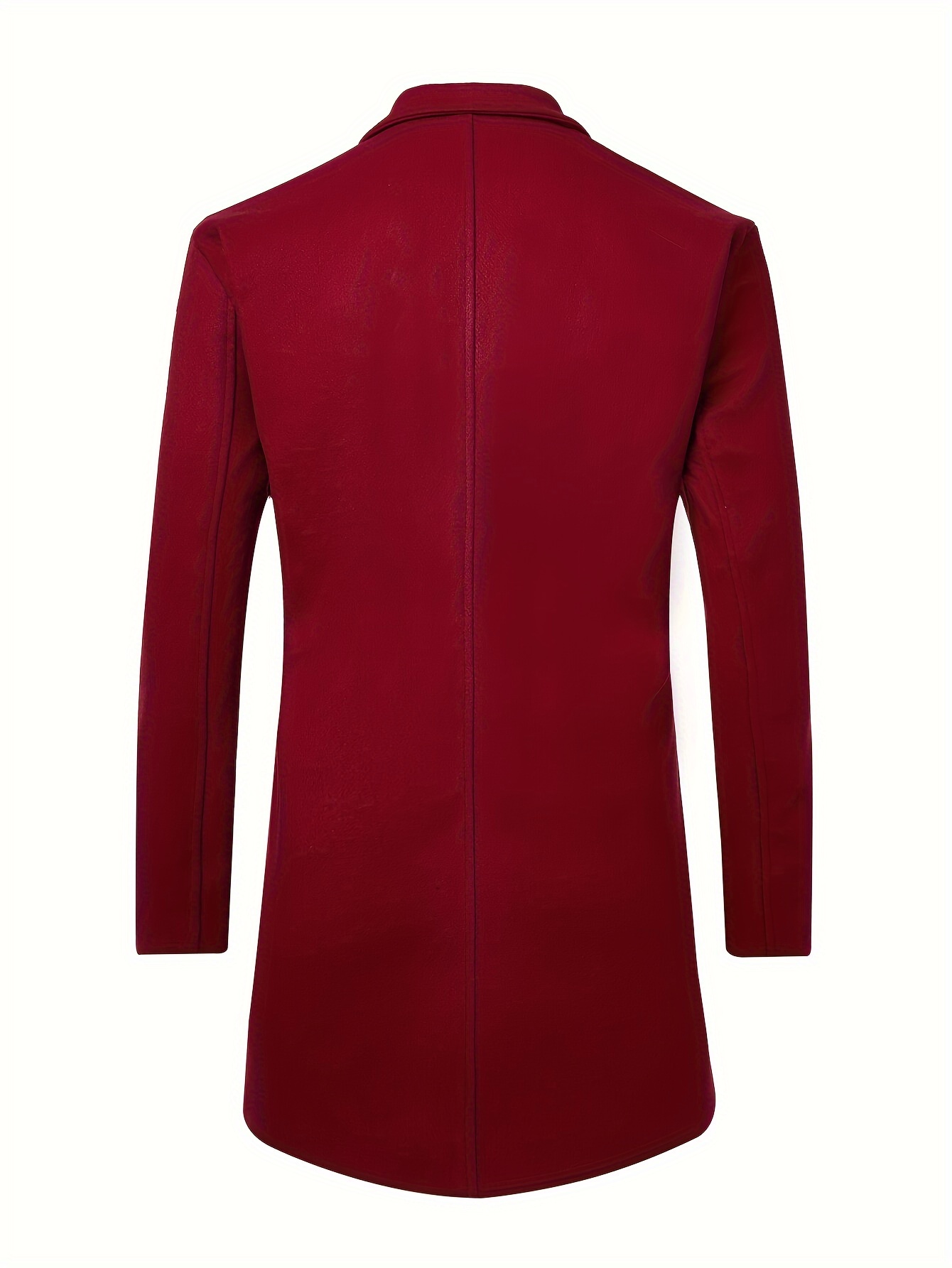 Wine red coat on sale men