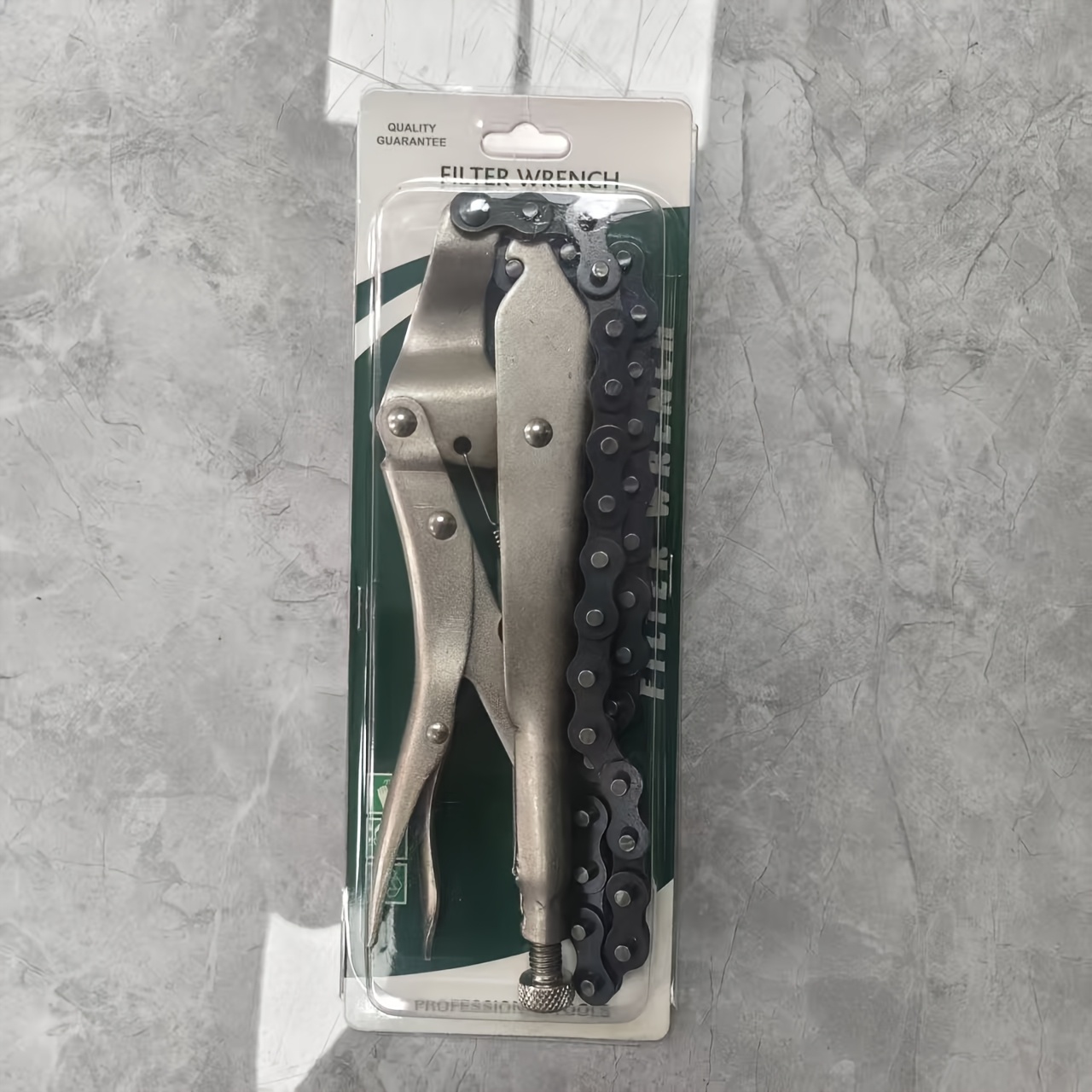 TEMU Heavy-duty Chain Clamp - Multifunctional Chain Wrench For Oil Filters, Pipes, And Irregular Objects - Quick Release, Versatile Clamping Tool For