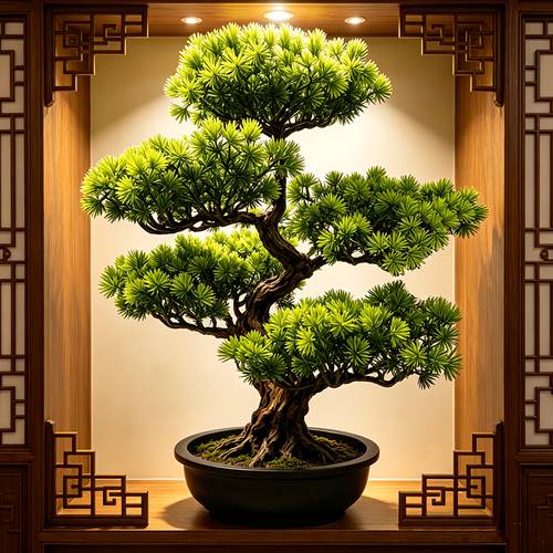 newly large scale realistic artificial welcome pine tree with a unique and elegant design no watering or pruning required suitable for indoor and outdoor placement and long lasting in