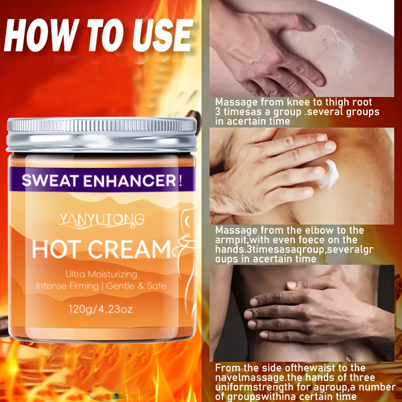 Body -Burning Cream, Gently Warming to Aid in Shaping And Accelerate Calorie Burning, Alleviating Muscle Fatigue for More Workouts - Suitable for Both Men And Women