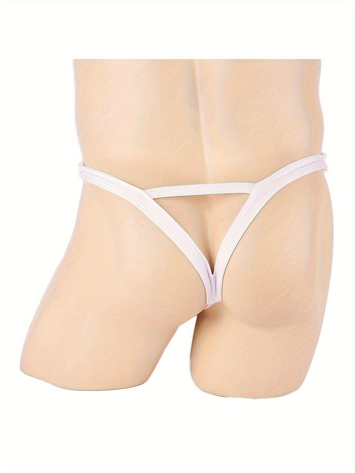 Sex Mens Convex Pouch Briefs T-back Panties Thongs Comfortable