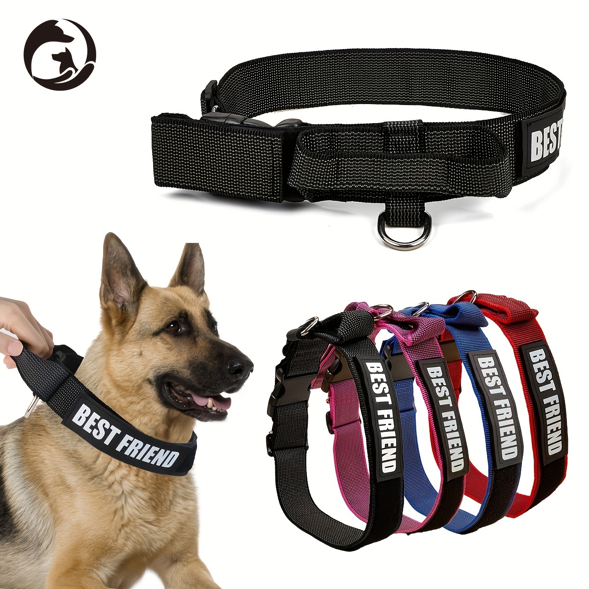 Adjustable Dog Prong Collar Quick Release Buckle Gentle Temu