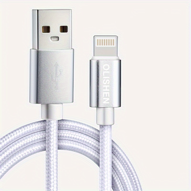 USB Lungo IPhone 14 13 12 Cavo Di Ricarica USB Intrecciato Lungo E Robusto Per Iphone E 1088244 - Foto 9