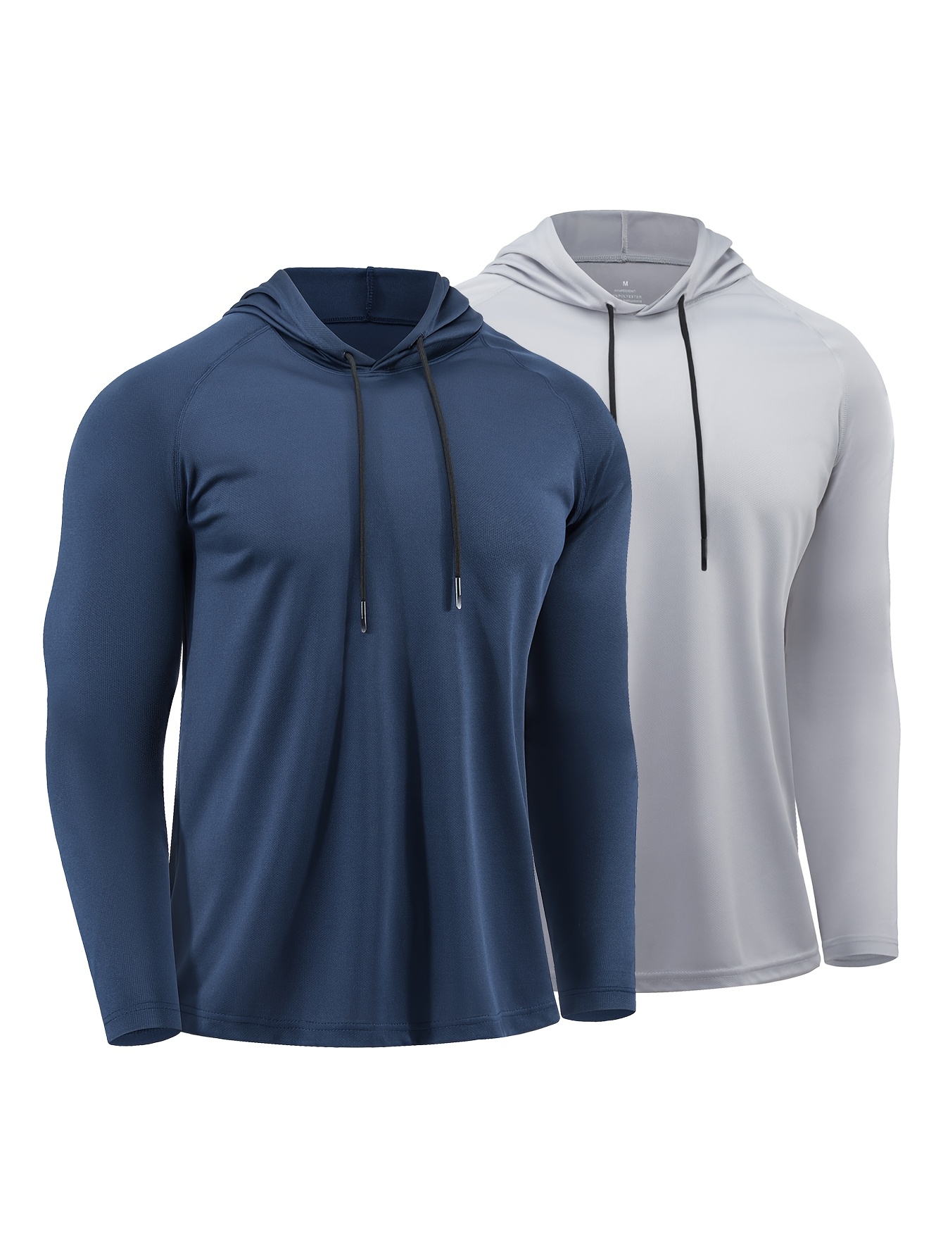 Sudaderas con Capucha para Hombre Larga de Poliéster para Running,  Gimnasio y Casual de Punto Lavable a Máquina, Corte