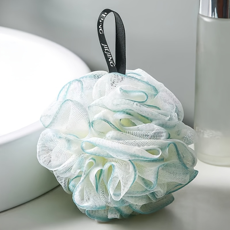 2pcs Randomly Colored Bath Balls with Scrubbing Towels