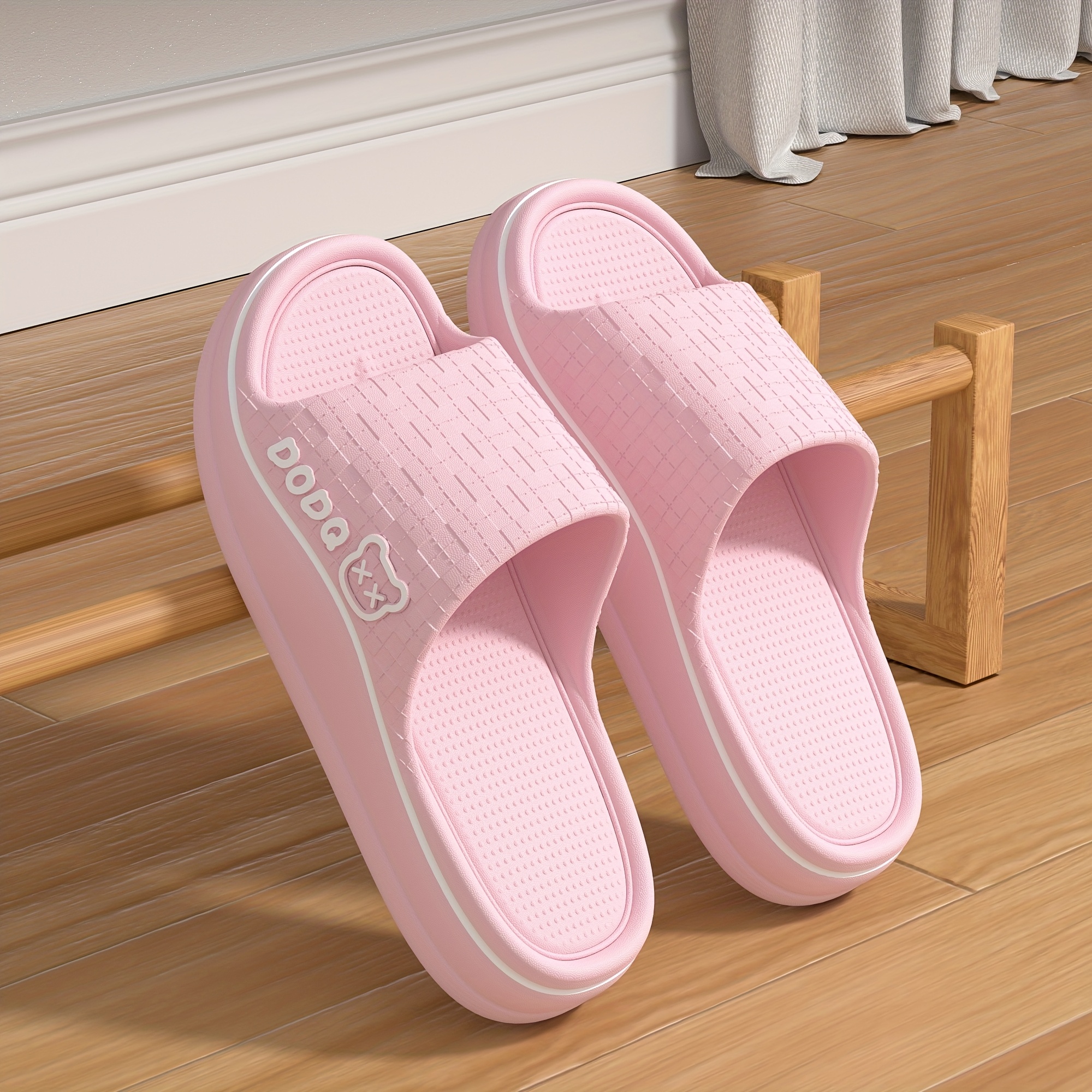 Women's EVA Slip-On Slippers - Comfortable Non-Slip Sole, Cute Cartoon Pattern, Lightweight Indoor/Outdoor Beach Sandals, Machine Washable All-Season Casual House Shoes, Slipon Design | Antislip Sole, House Slippers