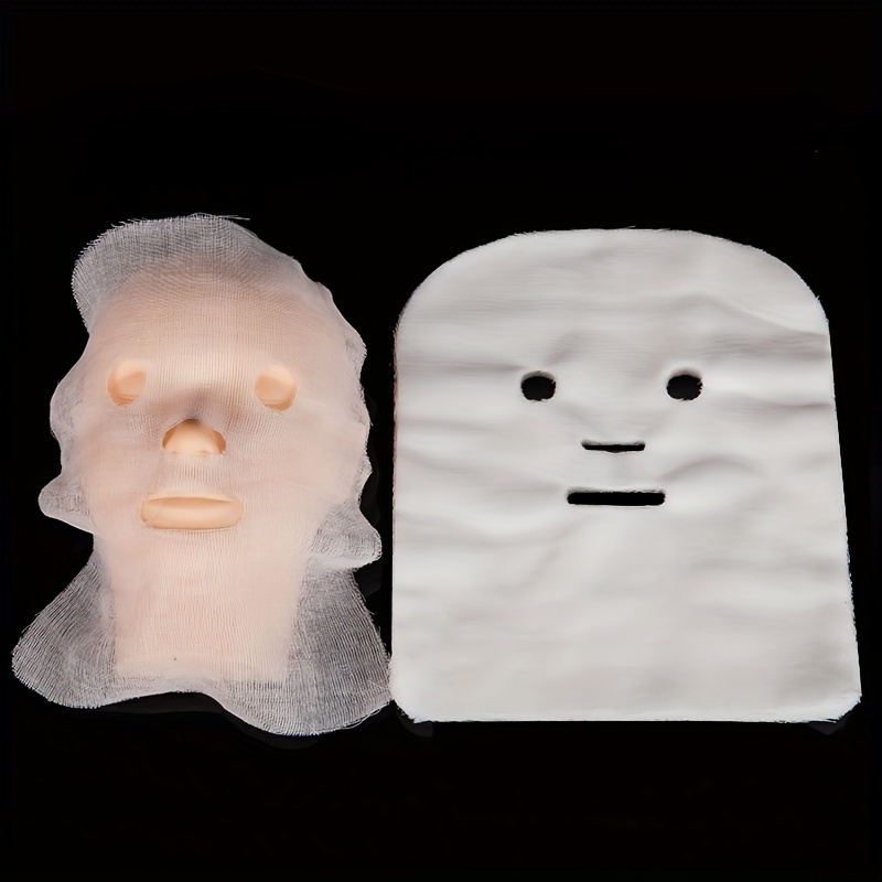 

Ciicii 100-piece Soft Facial Gauze Masks, 12"x10" - Fragrance-free, Ideal For Diy Spa & Beauty Treatments - Gift For Women