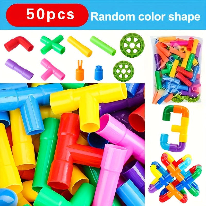 Design Your Own Plumbing Blocks Educational Toy Set