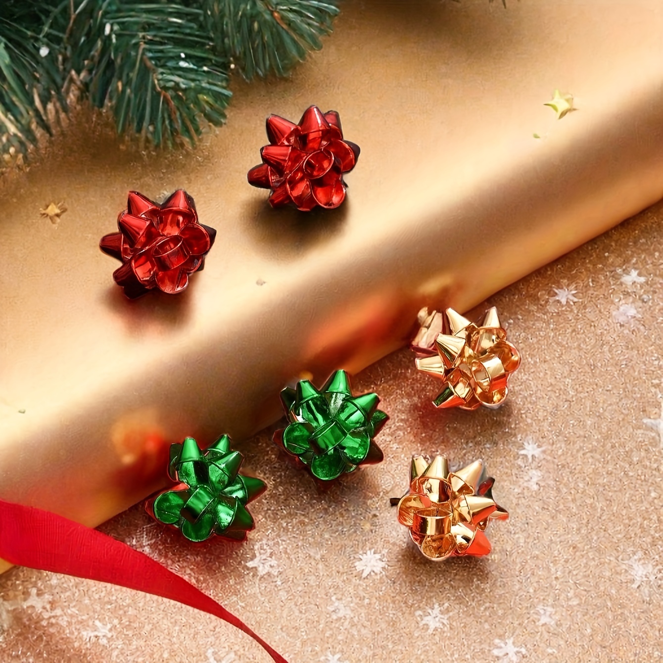 

- 6pcs Christmas Set - Metal For Women, For Parties &