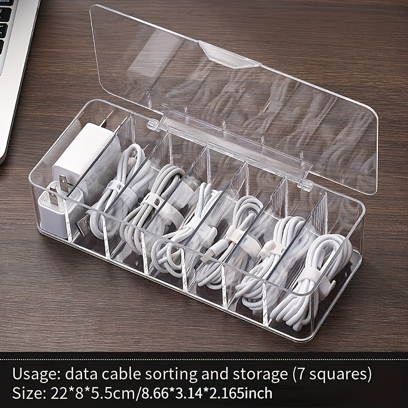 Tidy Up Your Wires And Protect Them Using This Desktop Organizer!