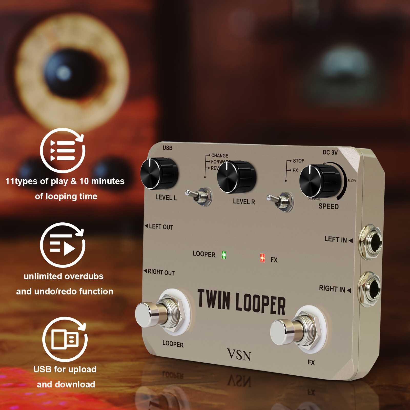Create Endless Looping Effects With The Whole Looper Time - Temu Canada