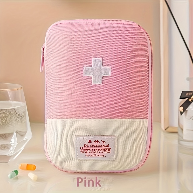 TEMU Portable Travel Medical Kit, Home Office Supplies Emergency Kit With Basic Supplies For 365 Days Use, Suitable For All