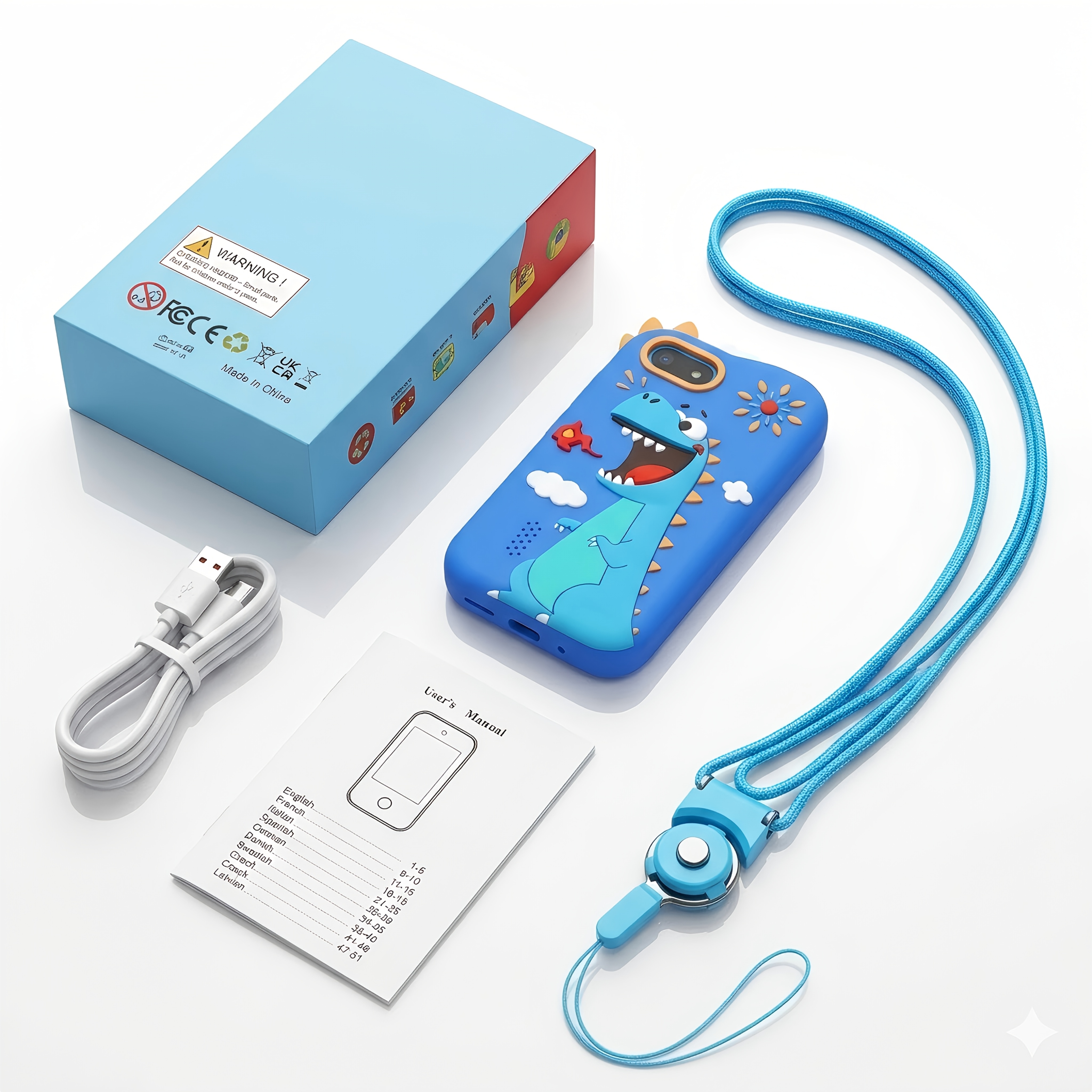 Image of Dinosaur Camera Toy With Touch Screen & Dual Hd Camera Suitable For , - Shooter For Travel, Birthday Gifts, Early Learning Learning Device For Over 3 Years (no Station)