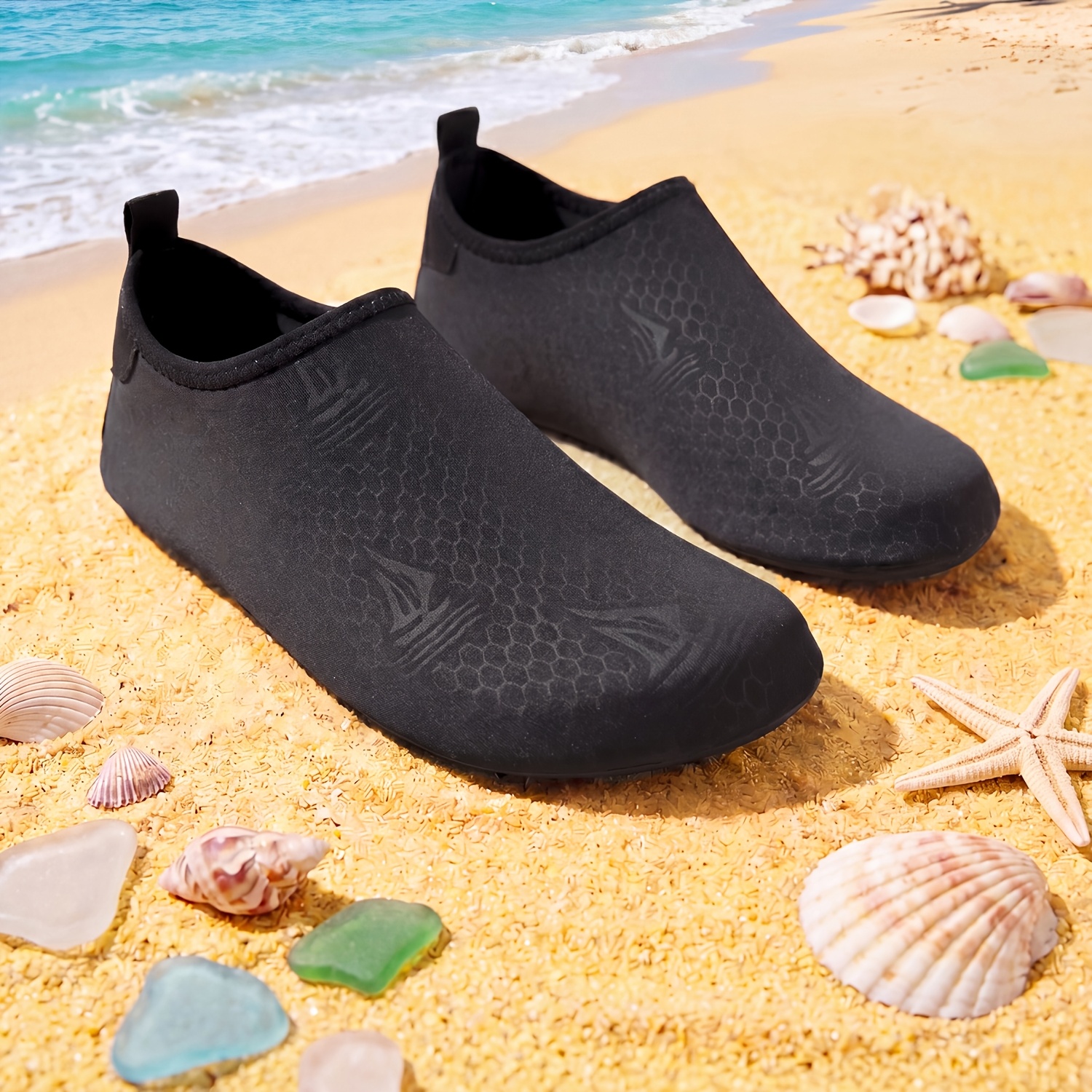 TEMU Universal Beach Socks, Snorkeling Shoe Covers, Swimming And Diving Socks, Snorkeling Socks, Swim Sock Covers, Anti-slip
