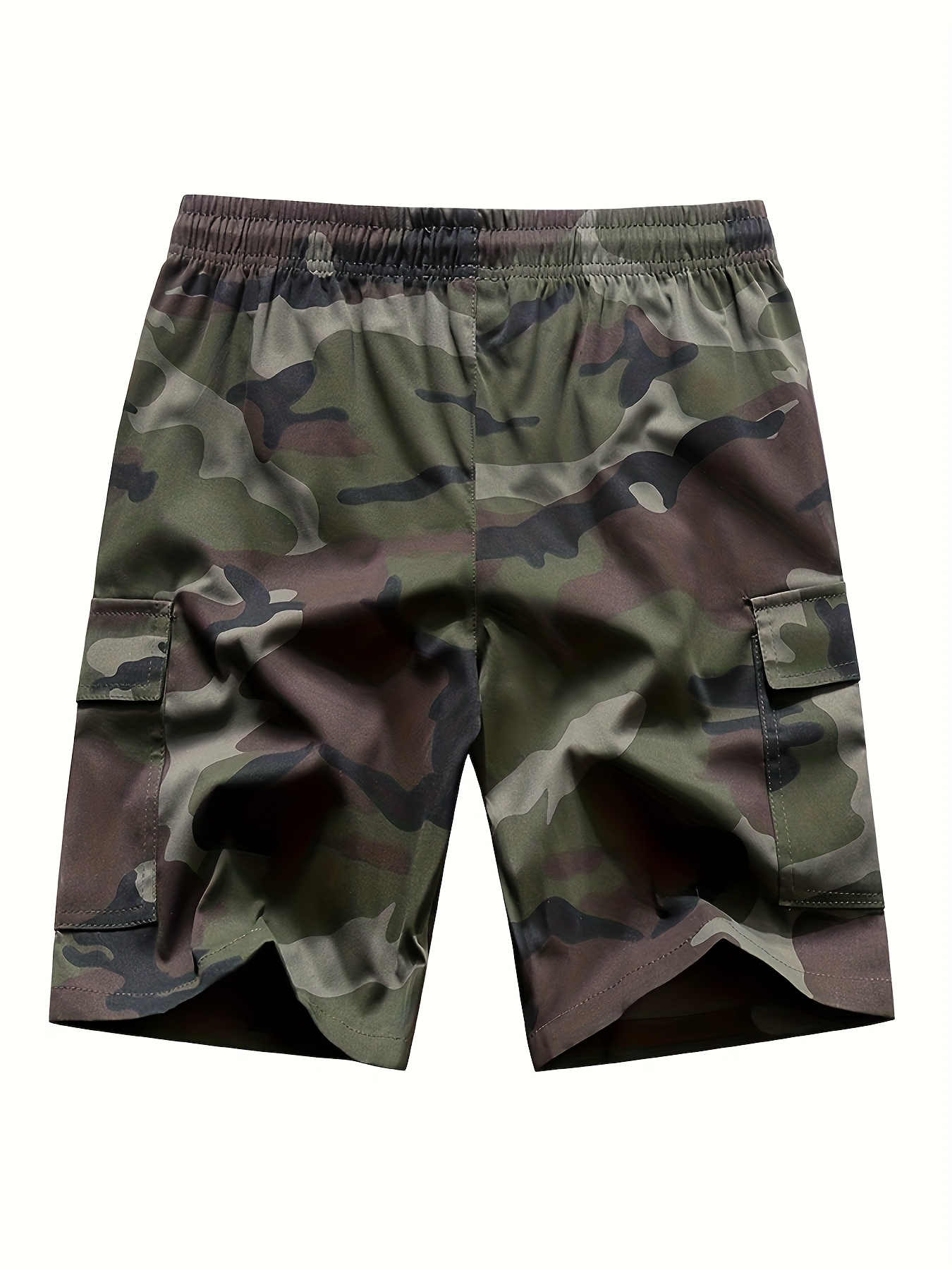 1pc mens camo cargo shorts casual sporty elastic Temu Pakistan