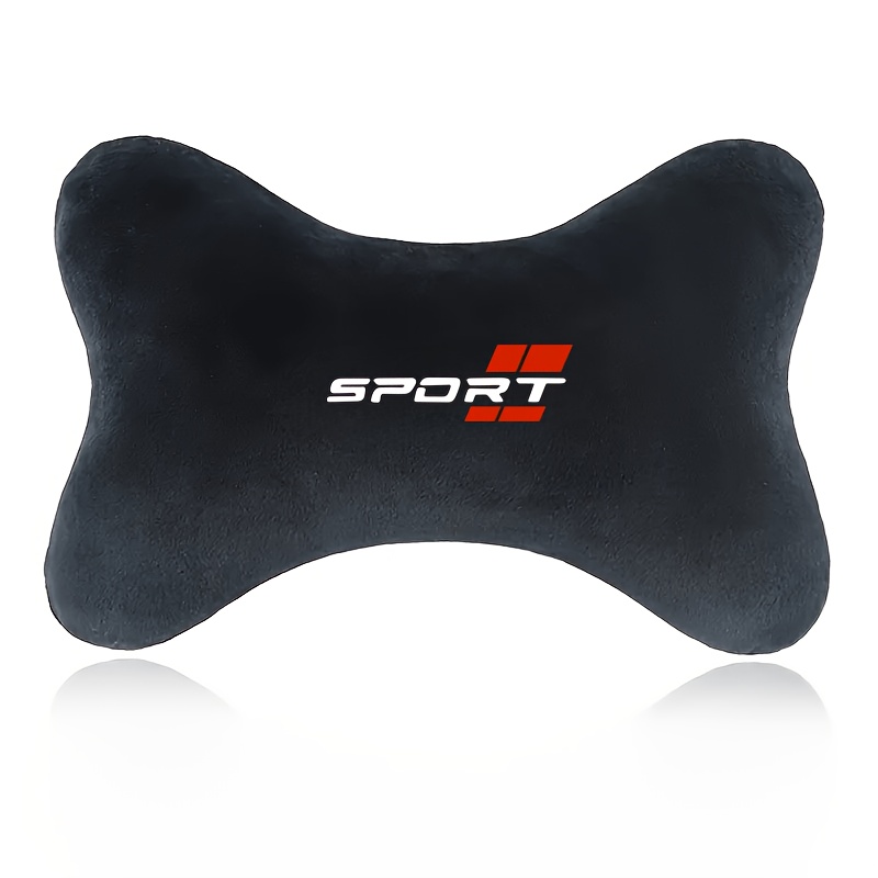 TEMU Car Seat Soft Plush Headrest, Head And Neck Support, Breathable Comfortable Relaxation, Office Chair Support, Enhancing , Car Headrest, Car