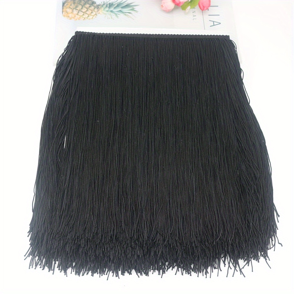 1 Yard Tassel Fringe Trim Lace For Sewing Additions 30cm Width Trimmings Tassels Latin Dance Clothes Fringes Apparel Supplies Arts Crafts Home Garden