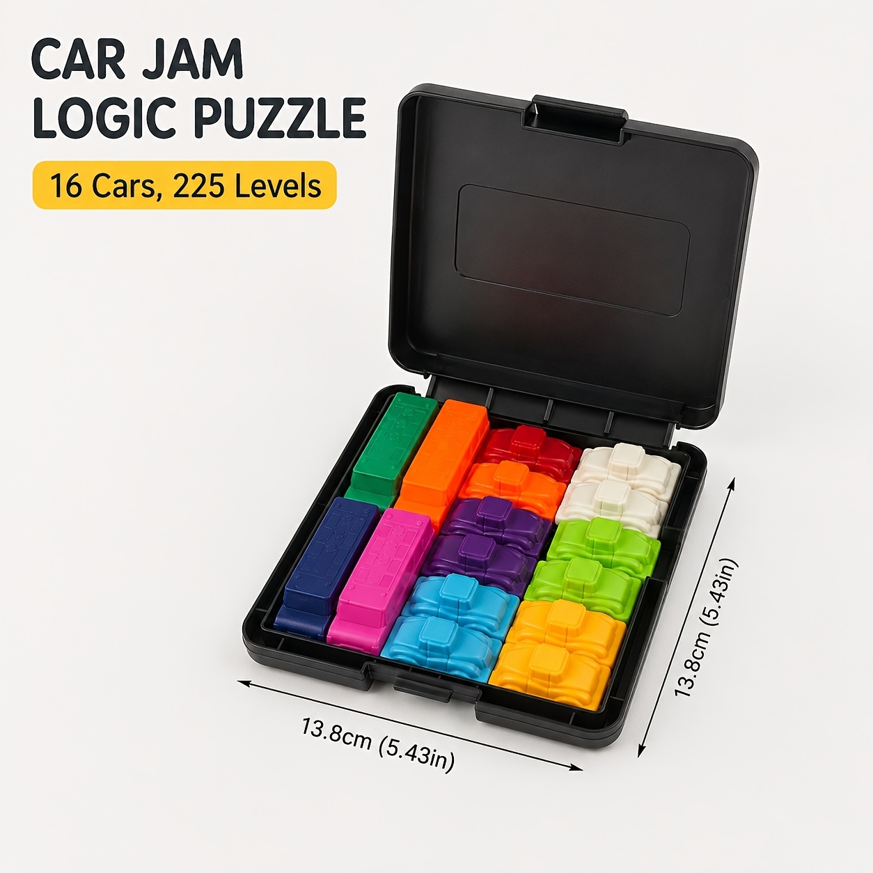 Parking Lot Maze Puzzle, 225 Cars Intelligent Challenge Game