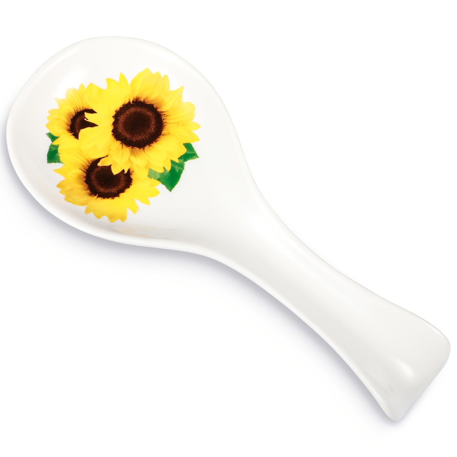 TEMU Ceramic Spoon Rest Designed For Stove Tops, Featuring A . This Utensil Holder Serves As A Decorative Gift For , Perfect For Kitchen