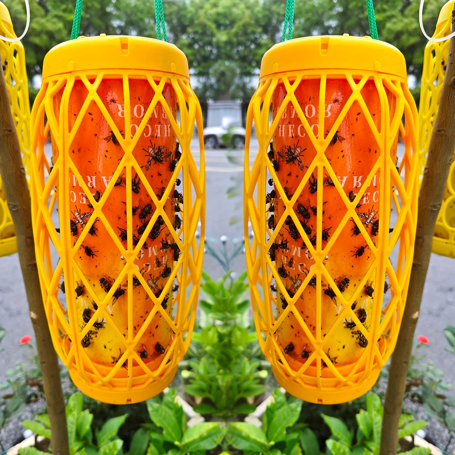 GRTRE 1 Pack Wood Carpenter Bee Trap For Outside - Best Bee