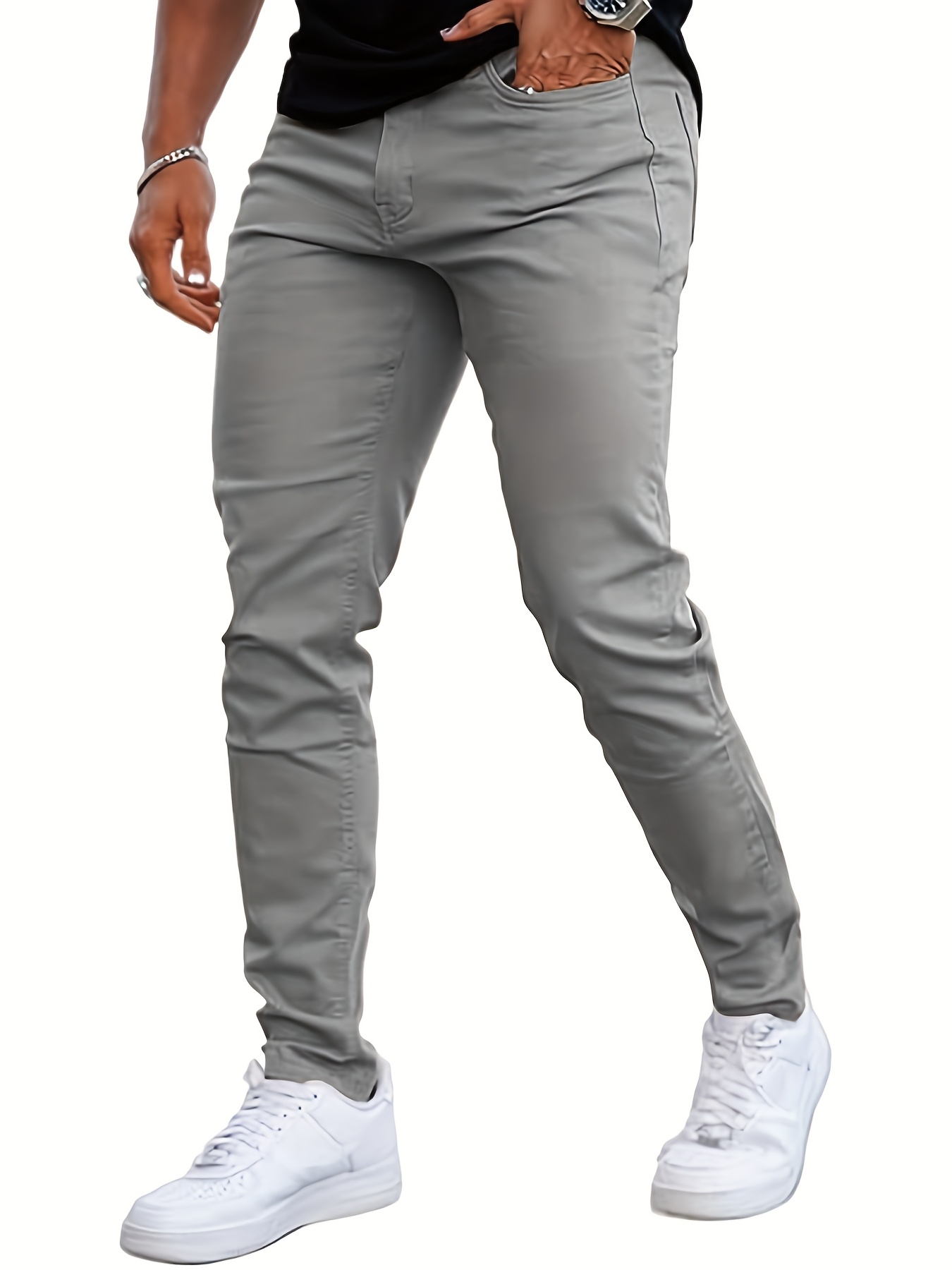 Men's Casual Slim-Fit Stretch Pants