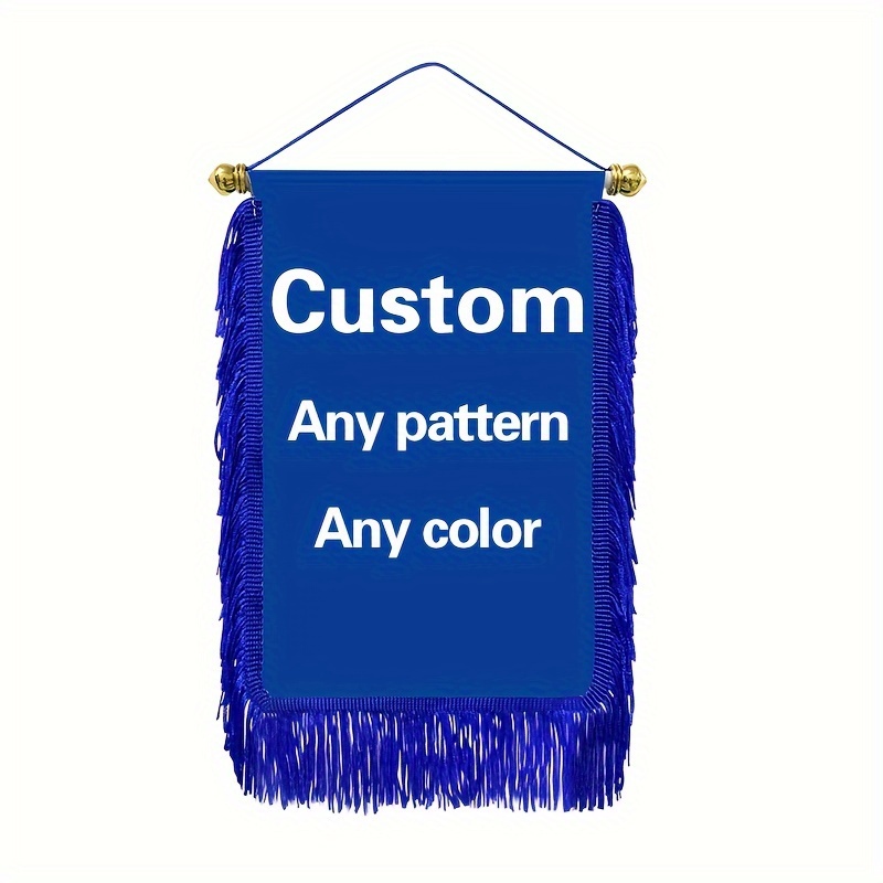 

Custom Hanging Banner - Polyester Sports Theme Pennant For Generaling Fit Occasion With Plastic Pole - No Feathers, Electricity-free Decoration