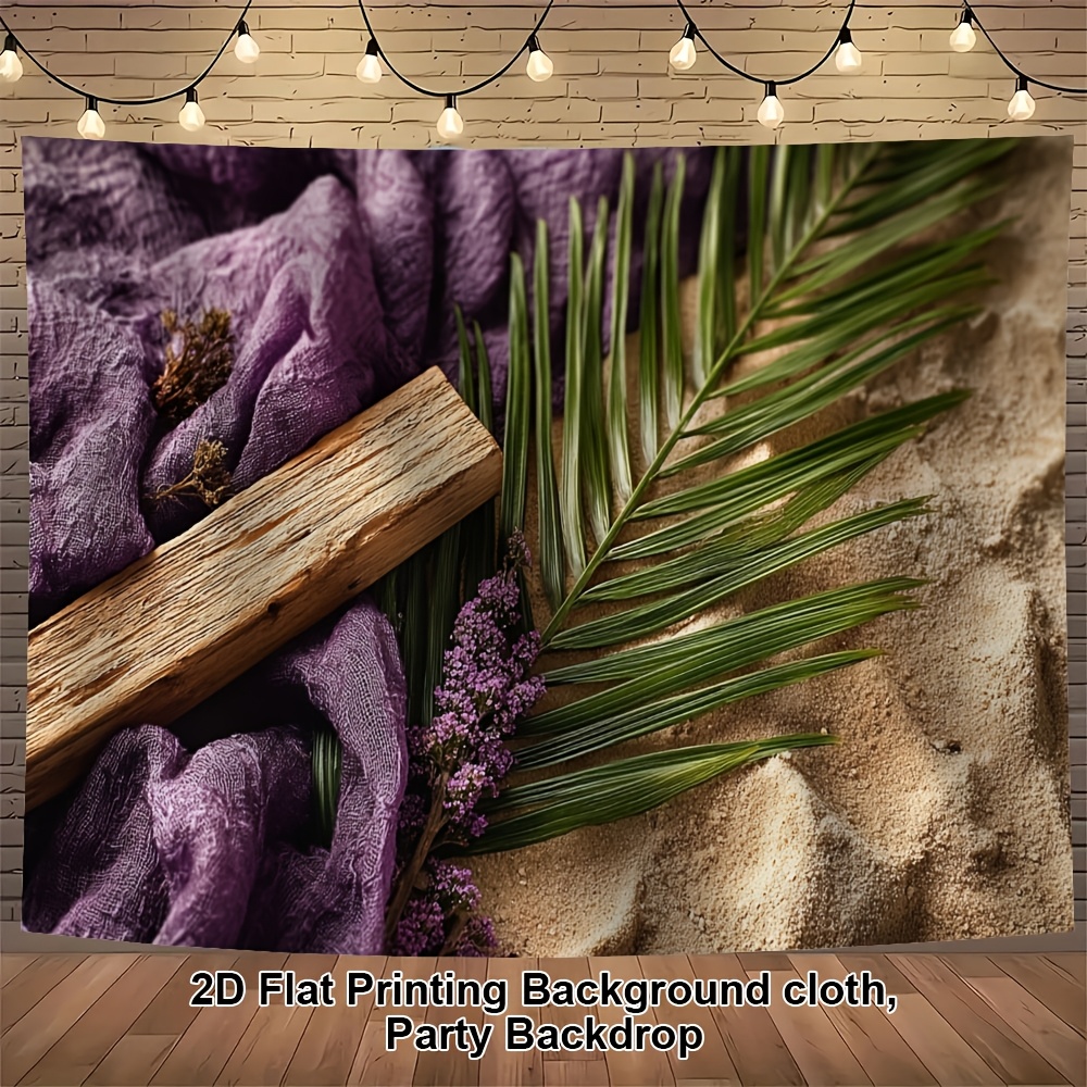 Photography Backdrop 2D Flat Boho Rural Cottage Tapestry
