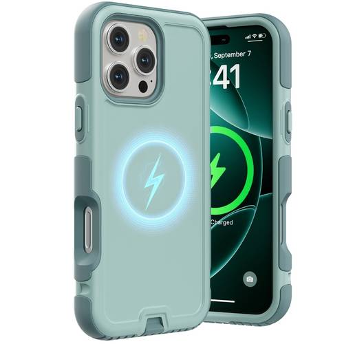 phone case for iphone series case rugged 3 layer shockproof cover with soft lining built in dust plug and full body protection dual layer magnetic phone cover heavy duty shockproof protective phone case for iphone