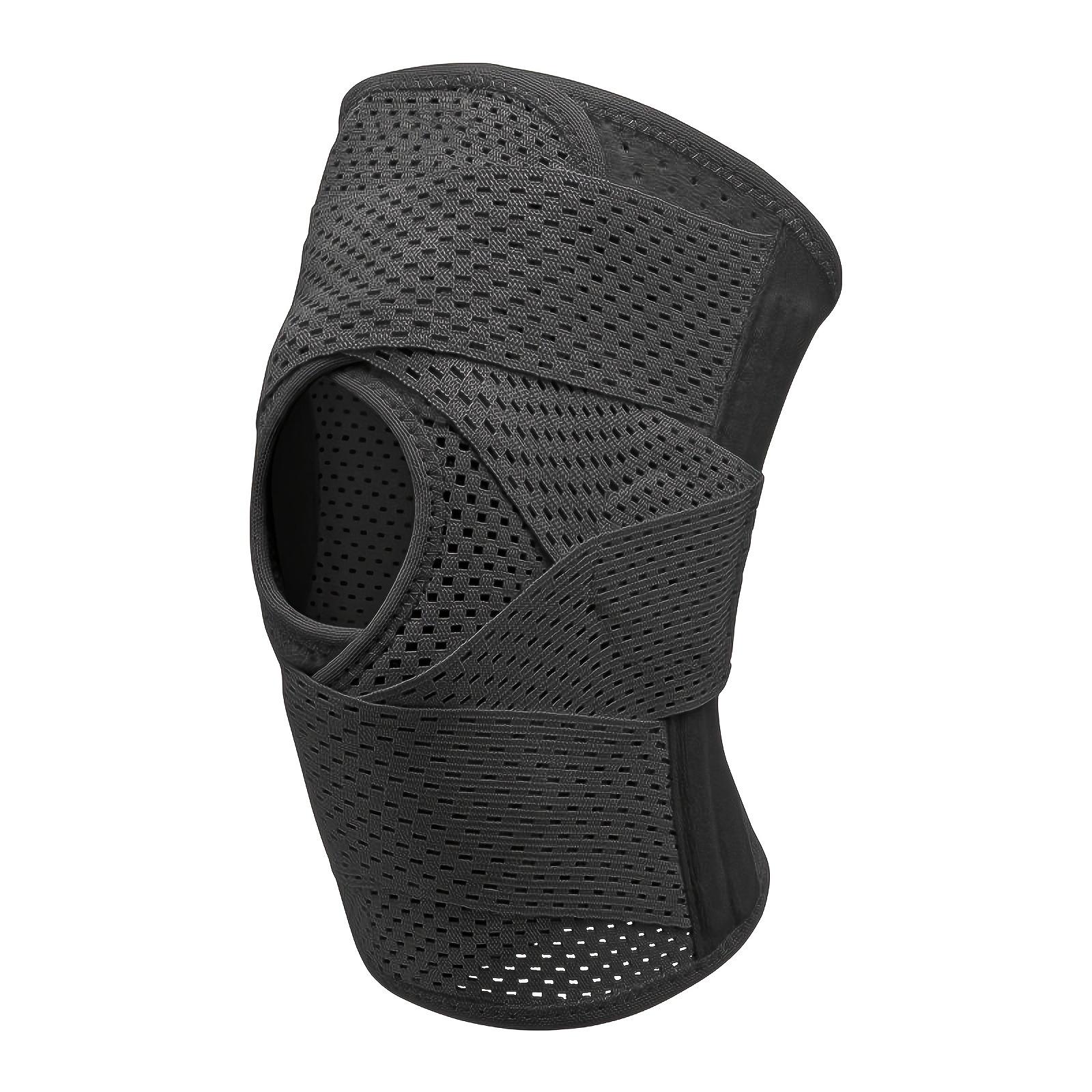 TEMU Compression Knee Brace - Adjustable Breathable Meniscus Support, Suitable For Basketball, Running, Hiking, And Cycling, Lightweight Washable