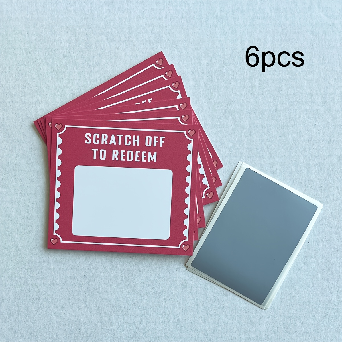 TEMU Holiday Surprise Scratch Card, Fun Drawing And Writing Scratch Card; Scratch Card, Best Gift For Secret ; Suitable For Interactive Party Games;