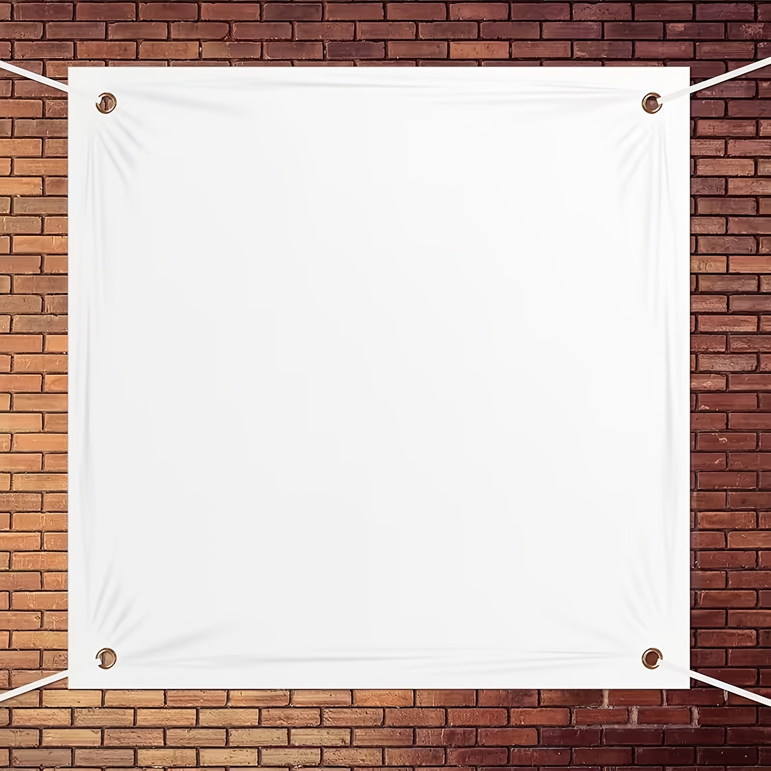 TEMU 1pc - Customizable Personalized Square Banner Flag - In Multiple Sizes And Styles - Suitable For Indoor/outdoor Events, Conferences, Sports, And