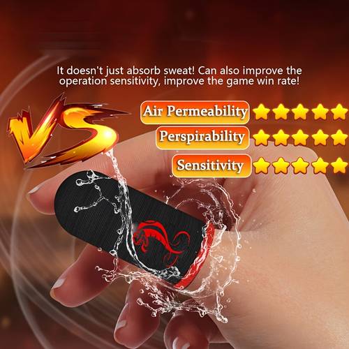 item picture new gaming finger sleeve suitable for designed to be breathable sweat proof and non slip mobile gaming
