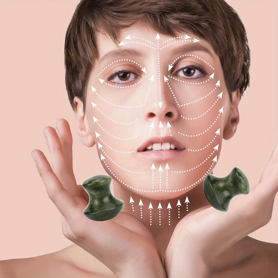 

1pc Humilo Massager facial en de , outil de soin de du corps pour , le cou et , non parfumé, fonctionnement manuel, aucune pile requise