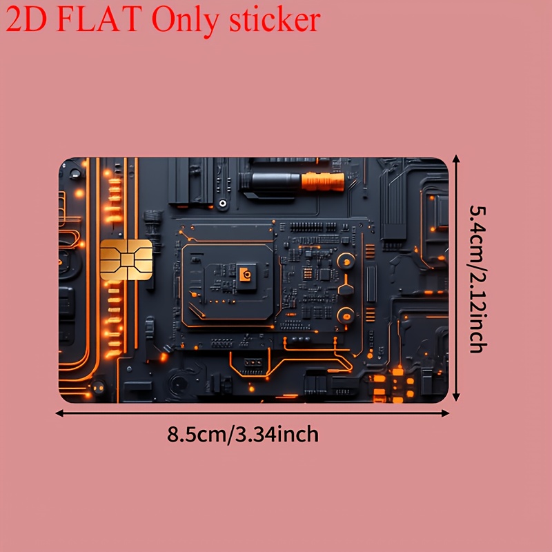 Credit Debit Card Skin Sticker -dimensional Texture Chip Used For Ebt, Transportation, Keys, Credit Cards, Debit Cards, Card Skins, Protect Bank Cards, No Bubbles, Suitable For Small Chip Cards