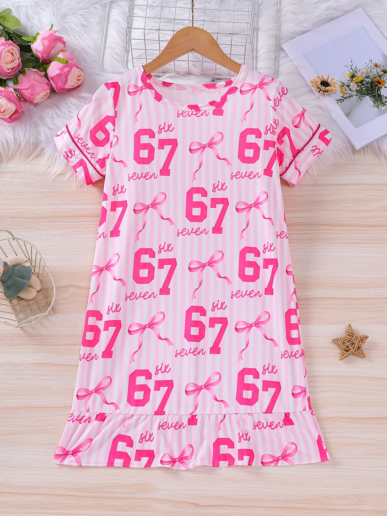 night dress for girls sold on Temu United States