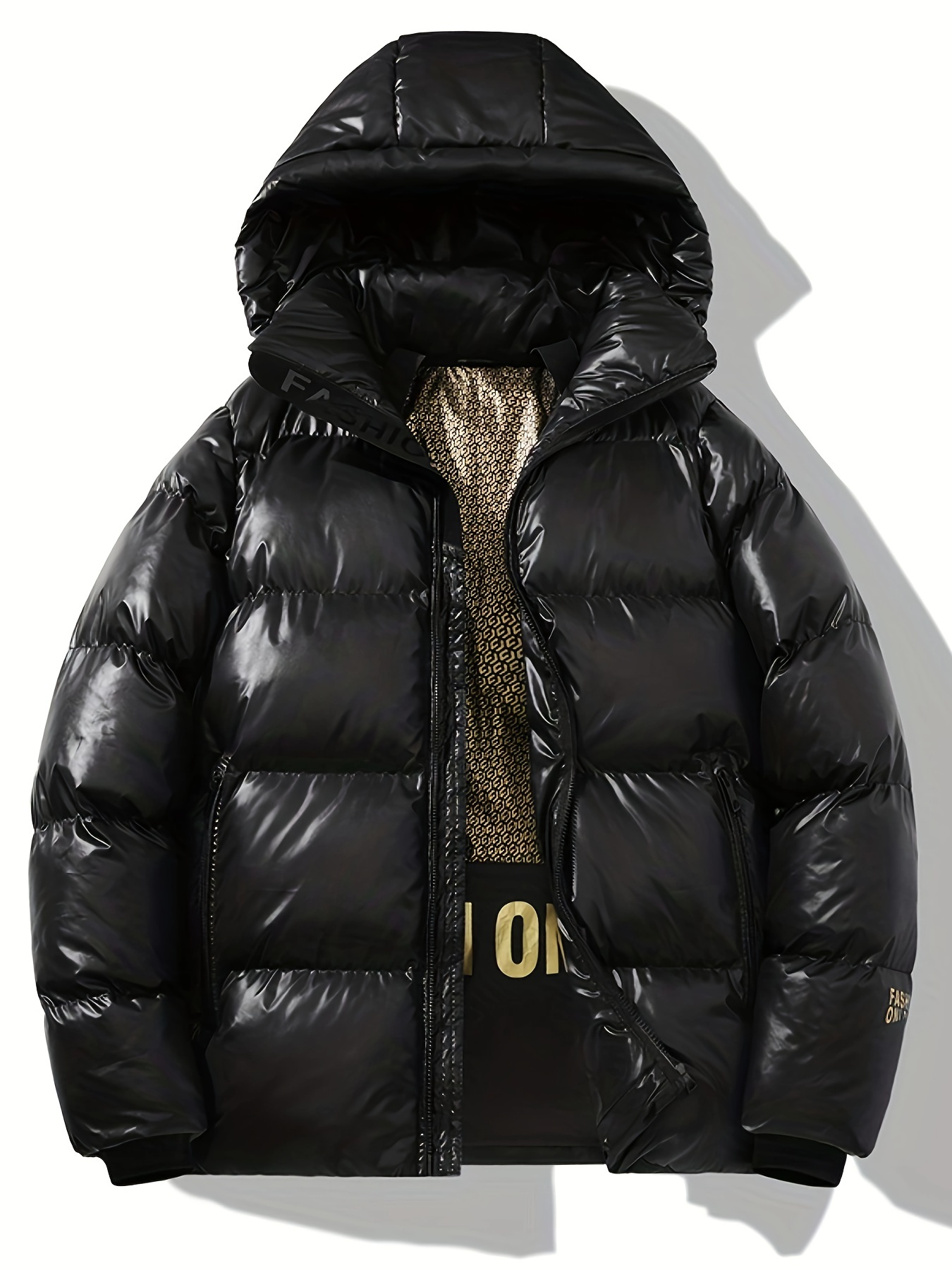 black coat men sold on Temu United States