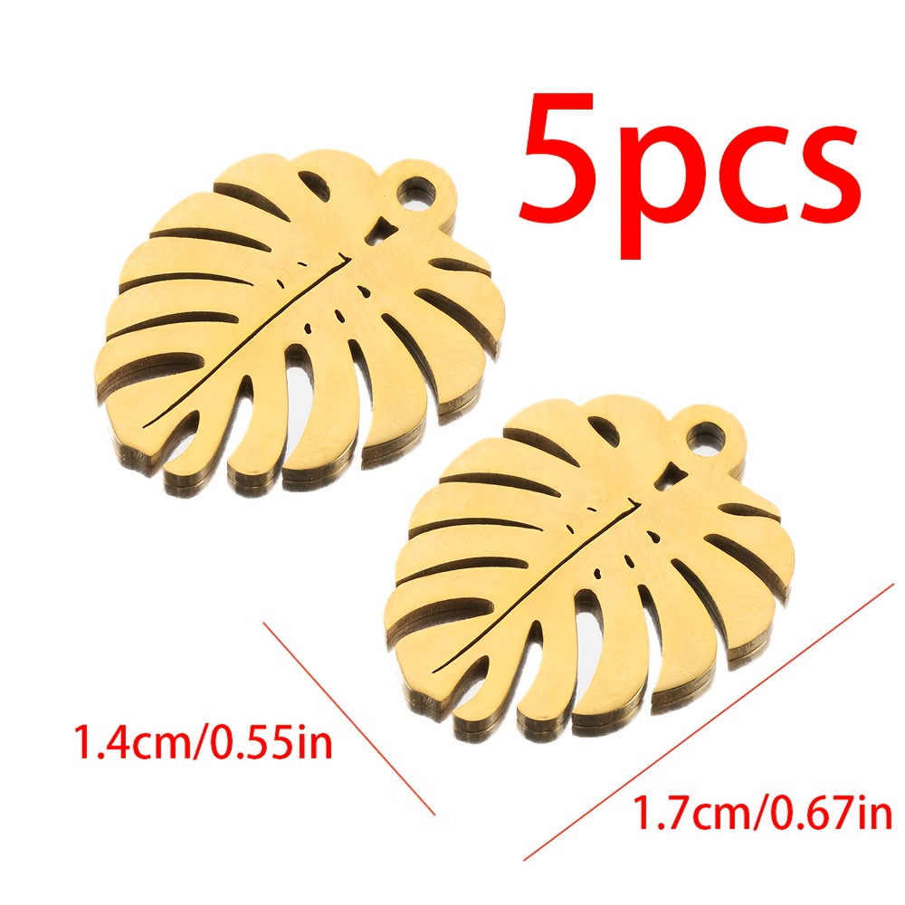 Image of 5pcs Stainless Pendant Used For Key Chain Bracelet Pendant