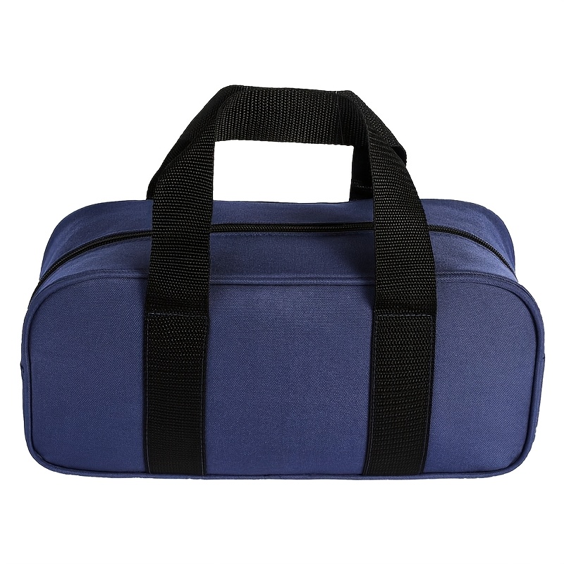 TEMU 1pc Of Thickened 600d Oxford Cloth Material, Large Capacity, Convenient And Durable, Wide Zipper Closure Design, , Suitable For Storing Hardware