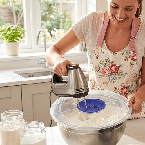 creme-schlag anti-spritz-werkzeug - transparent , mehrere größen topf kompatibel küchenhelfer backen reinigen gut