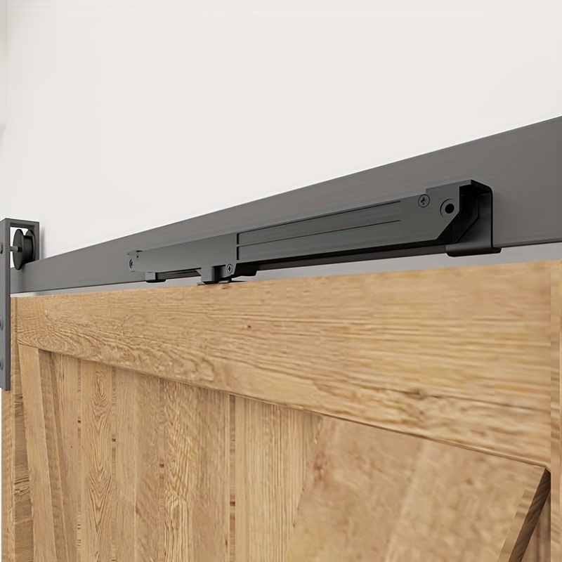 1 set barn door buffer damper no drill accessory buffer damper sliding rail barn door hanging rail track damper