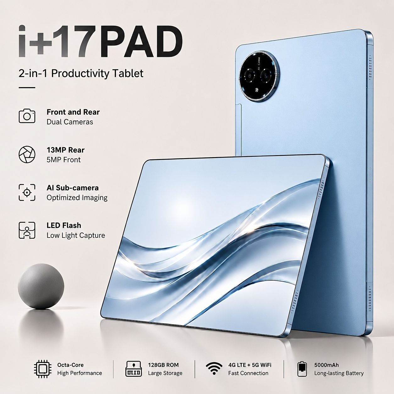Image of Brand Pad. Best Gift For . 2026 10" 2-in-1 15 Tablet Pro Max, 24gb+128gb (1tb Expandable), Hd Camera, Gps, Large Battery, Full Keyboard And Case Kit, Tablet, Pad